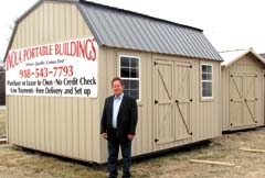 Carl Parson, owner of Inola Portable Buildings &amp; Pole Barns.