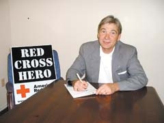 Murder Mystery writer and American Red Cross Rogers/Mayes/Wagoner County Service Center Director Mark Ogle.