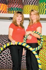 Margie Sweet and Amber Munoz ­encourage you to try Amazing Hoops for impressive fitness results.
