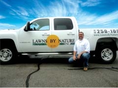 Lawns By Nature owner Andrew Martin.