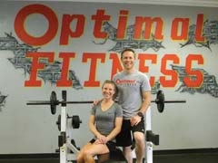 Chad and Tara Gerstmeyer, owners of Optimal Fitness.