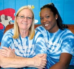 Janice Fraley and SaQuita Burrell look forward to the ­Summer Day Camp running May 28-August 21 at the ­Salvation Army Boys & Girls Club of Broken Arrow.