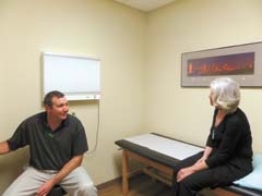 Steve Hardage, M.D., is always happy to discuss PRP injections and other treatment options with patients.