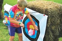 Archery is one of the many great activities at Camp Courage USA.