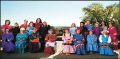 The Indian Women’s Pocahontas Club invites the public to its 9thAnnual Old Fashioned Picnic on May 16. (Front row seated, left to rightJ Clesta Manley, Virginia Coleman, Teresa Garrison, Phyllis Lay.   Back row standing, left to right:  Linda O’Leary, Carole Richmond, Farrell Prater, Susan Coltharp, Ollie Starr, Chief Bill John Baker, Barbara Cooper, Cathie Porterfield, Debra West