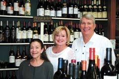 Celeste Krafft, Owner Malissa Spacek and Manager Scott Starkey.