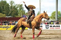 Legendary Mexican rope artist Tomas Garcilazo will be performing at the 69th annual Will Rogers Stampede Rodeo in Claremore May 22-24.