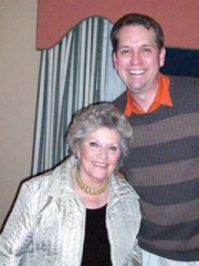 Miss Patti Page with Greg White, writer and producer of FLIPSIDE: The Patti Page Story.