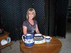 Leslie Cohen, owner of the Pottery Cottage.