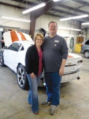 Liz and Randy Pruitt of Pruitt’s Auto Collision.