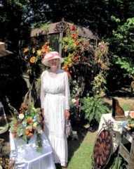 Lois Hawkins, Rogers County Historical Society’s 2011 president, dressed for the occasion of their first Vintage Affaire held at Claremore’s Belvidere Mansion last spring.