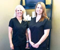 Kendra Morris, esthetician, and Cindy Lytal, owner of Skin Embrace Medical Spa &amp; Laser Center.