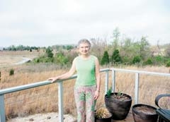 Pearl Garrison, communications director of the Oklahoma Centennial Botanical Garden.