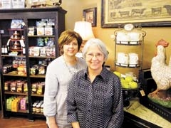 Surceé owner Laura Sanders with her mother, Sue Hatfield.