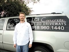 Kalan Paul, owner of LCI Concrete.