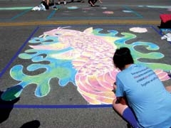 Art from the 2012 Chalk It Up! festival.