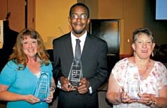 Recipients of the 2012 Goodwill Awards include Regina Hawk, Alex Jackson and Sue Massey.