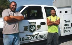 Brothers Bryan Merseburgh and Robby Mizumura of S&amp;W Tree Specialists oversee primary service areas of the company – tree trimming, plant healthcare, lawn treatment, and mowing.