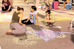 Chalk It Up – An Art Festival takes place in downtown Broken Arrow’s Rose District.