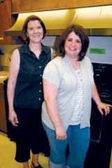 Colleen Detherage and Melissa Gillin look forward to helping area youth as the Broken Arrow Church of Christ kicks off its Summer Food Service Program and New Heights Summer Camp.