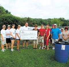 (L to R): Melissa Dick-Herriman, RCYPO Fundraising Chair; Kris Beyer, RCYPO ­Community Needs Chair; Kimberly Lopez, RCYPO Vice President; Cassie Woods, RCYPO Marketing Chair; Larry Herriman, RCYPO President; Marla Lillie, Claremore Public Schools Foundation; Todd Willhoite, Phyllis Snyder, Marty Quinn, Rod Henry, Amy Evans and Linda Ray, all Claremore Public Schools Foundation Board Trustees.