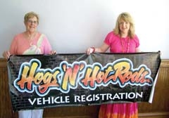 Mary Risley and Sherry Campbell of 
Collinsville Downtown, Inc.