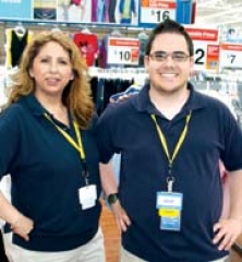 Walmart associates Alice Brown and Adam Dwyer have more in common than they first realized.