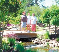 The Linnaeus Garden volunteers are busy preparing for the fourth anniversary event. (L to R): Lee Griffith, Julie Almohandis and Janet Cherry.