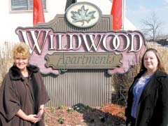 Property Manager Angie Newman and Assistant Manager ­Patricia Gahman say the greatest thing about living at Wildwood Apartments is getting to know your friendly neighbors.