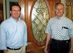 General Manager Mark Crowl and Sales Manager Bill Price spearhead Consolidated Builders Supply activities in Tulsa.