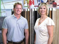 Vice President David Stover and Director of Operations Penny Carnino are excited about recent expansions that increased Grigsby’s carpet showroom and added space for their fast-growing commercial department. The entire store is now under one roof.
