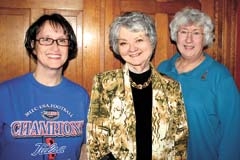 Sapulpa Community Theatre board members
(L to R): Debbie Pope, Sherry Whisman, and Karyn Maio.