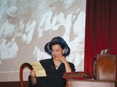 Laurette Willis will perform her one-woman show, Letters From the Heart: Betty and Will Rogers, Friday evenings at Will Rogers Memorial Museum.