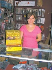 Becky Medlock invites you to a unique firearms shopping ­experience July 9 and 10, when the Elite Sports Express 
will roll into Collinsville.