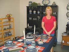 Leslie Cohen fell in love with Polish pottery the moment she saw it, and now owns her own store in Claremore, The Pottery Cottage.