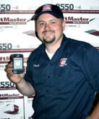 Chuck Billy of Assurance Overhead Doors demonstrates how the new LiftMaster® Elite SeriesTM garage door opener allows monitoring and operation of your garage door from anywhere via your smartphone or computer.