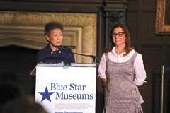 Jane Chu, NEA Chairman and Kathy Roth Douquet, Blue Star Families Chief Executive Officer