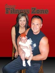 Paul and Kristi Gatton introduce the newest member of the Owasso ­Fitness Zone family, Grace Victoria.