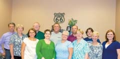 The Bluegrass &amp; Chili Festival committee includes (L to R): (Back row) Mark Lee, ­Dell Davis, Ron Lillie, Wes Miller, Joe Kays, Julie Rice, (Front row) Pam ­Steffens, Valerie Gunter, Sherry Hinds, Candi ­Czapansky, Stephanie Jackson and ­Audrey Schmidt. (Not pictured): Tanya Andrews, Ron Burrow, Susan Thornton, Cindy Bissett, and Matt and Kathy Ricks.