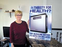 Debby Bailey at Always Crystal Clear not only sells the Tyent Ionized Water and machines, but faithfully uses it with great results.
