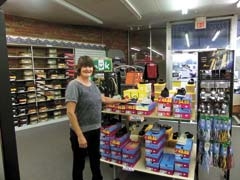 Paula Stiner of Felts Shoes.