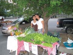 Organic greens are one of the many healthy finds at Claremore Farmers’ Market.