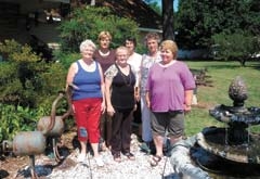 Members of the ESA Gamma Pi Chapter in Inola (L to R):
(Back row) Karla Applegate, President Bobbi Martin, Kay Kirkes, 
(Front row) Gertrude Riddle, Janie Stevens and Carol Applegate.