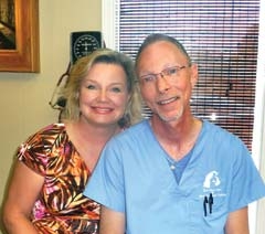 Founder Malissa Spacek and Patient Coordinator James Cole of BA Med Spa &amp; Weight Loss Center.