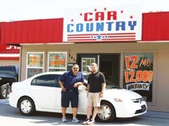 Car Country General Manager Alex Sordo and Sales ­Representative Trey Landers welcome you to their latest store, located in Claremore.