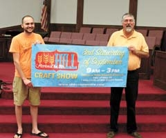 Eastern Hills Baptist Church is gearing up for their 6th annual fall craft show on September 20. Youth Pastor Austin Clark, left, and Senior Pastor Phil Tallman are excited about this year’s show.