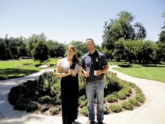 Daisi Owens and Andy Zanovich, Tulsa Garden Center board members, invite the community to attend An Evening of Wine & Roses.