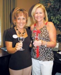 Kate Buster and LaTonya Cundiff welcome you to Wine, Eats &amp; Easels in downtown Broken Arrow.