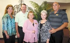 Prairie Rose General Sales Manager Debby Blair, and Management Team David and Marilyn Nickerson and Candi and Richard Terry.