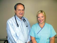 Dr. David Duncan and Clinician Erin Koscheski 
of Axis HealthCare.
